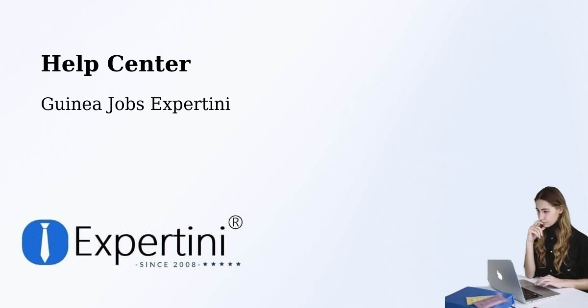 Help Center – Sanguéya - Guinea Jobs Expertini